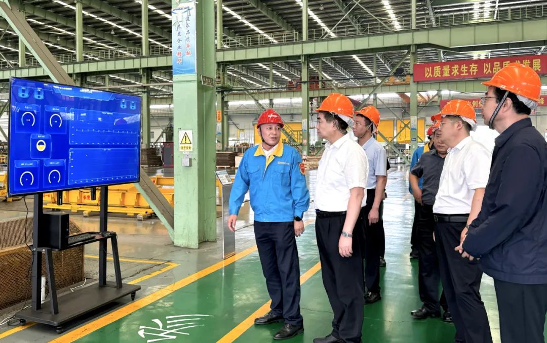 太原市委副书记、市长张新伟来访太原太钢大明