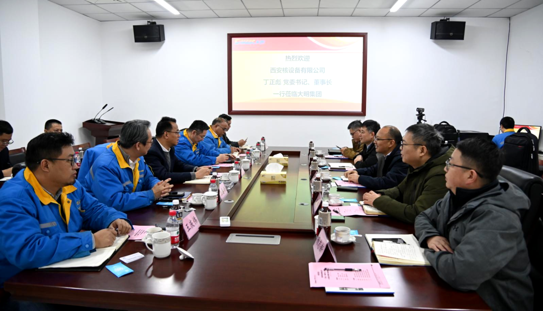 西核设备领导一行来访大明